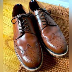 JCrew Wingtip Derby Size 10 - English Tan/light Brown